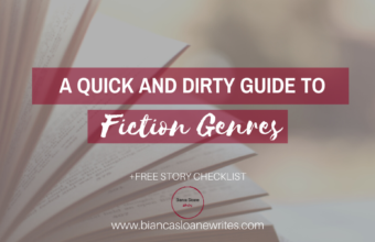 Bianca Sloane Writes - A Quick and Dirty Guide to Fiction Genres